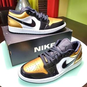 Nike Air Jordan 1 Low Gold Toe